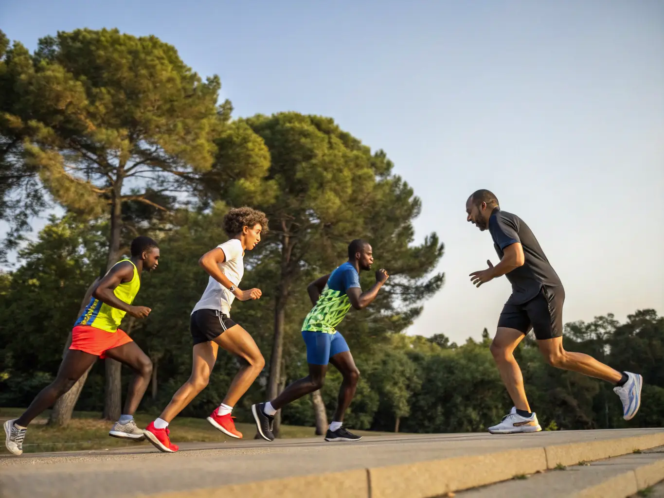 An action shot from a sports-related event organized by ZICABAZAC, featuring participants engaged in a friendly competition.